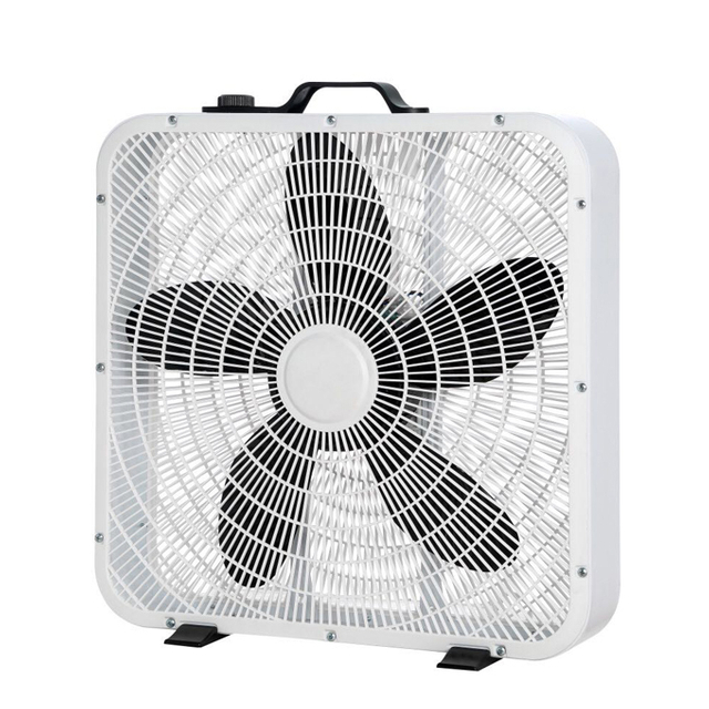 20 Inch Square Portable Household Metal Electric Box Fan 