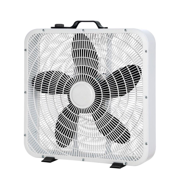 20 Inch Square Portable Household Metal Electric Box Fan 