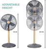 High Speed Safety Grill 4 Blades Motor AC Stand Fan 