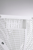 20 Inch Square Portable Household Plastic Grill Electric Box Fan 