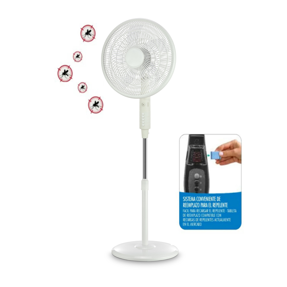New Design Plastic Household Mosquito Repellent Electric Standing Fan