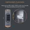 Portable Mini Cooling Tower & Pedestal Fan 3-Speed Motor with 2 Hours Timer UK Plug Type for Bedroom Space-Saving Air Cooler