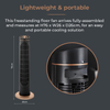 29 Inch Powerful Bladeless Electric Tower Fan Indoor Cooling