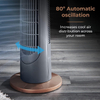 Silent 29 inch tower pedestal fan bladeless fan