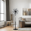 6 Blades Electric Stand Fan Height Adjustable with 3 Speed 