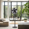 New Style Electronic High Quality Motor Fan AC 3 Speed Stand Fans With Mosquito Repellent Heater Function For Air Cooling