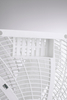 20 Inch Square Box Fan with 5 Blades 3 Speed Home Use 