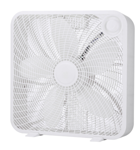  20 Inch Square Box Fan with 5 Blades 3 Speed Home Use 